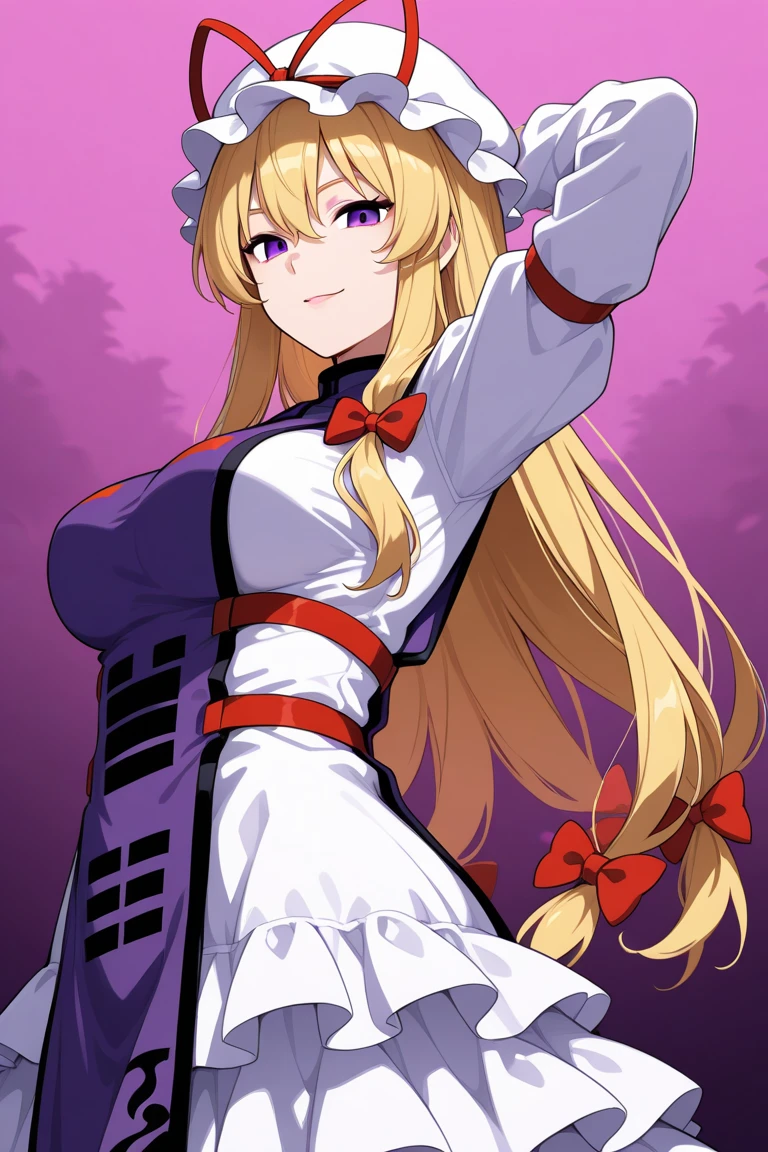 erotic、Rosalina、Blonde、tall、 mature, Married women,A slightly open duffle coat、, Pink and black background, Pitch-dark bedroom, Dark Theme, evil, lure, excited, Condescending contempt, Lightly open your mouth、Sexy pose,