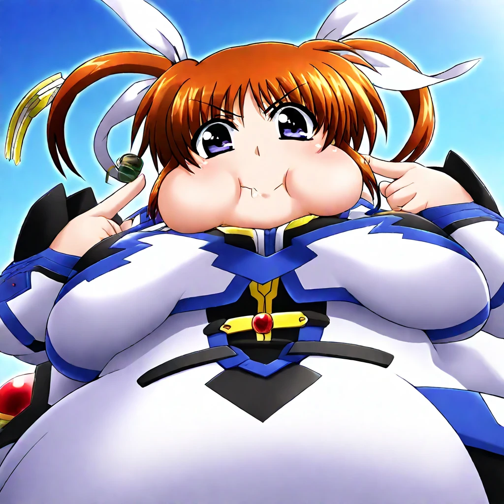 buy eimei, low twin tails,huge breasts,have, have bow,orange dress, juliet sleeves, apron