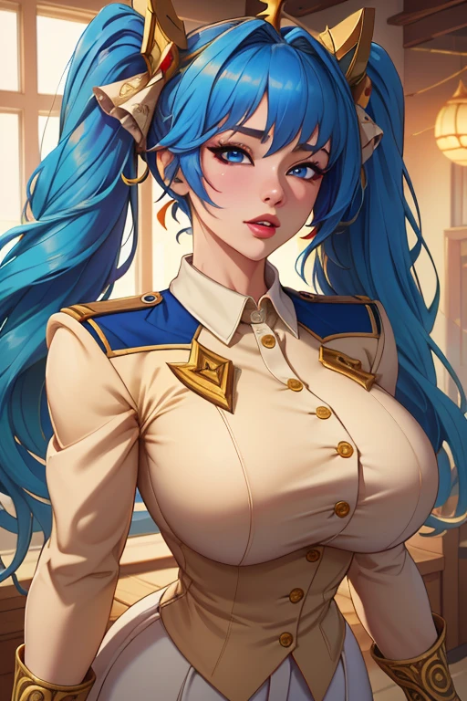 Officer jenny has large breasts