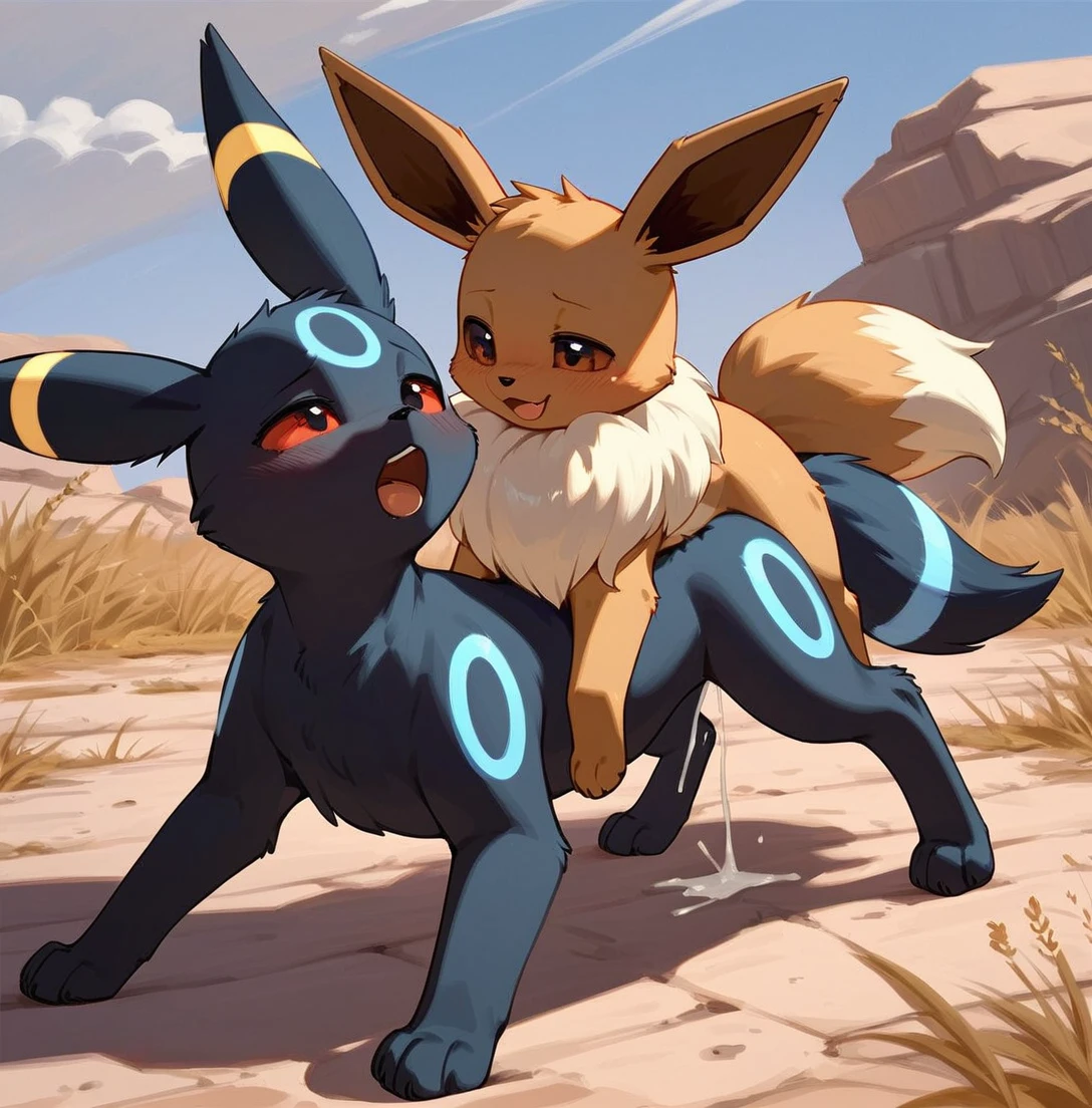 Art by zackary91, quadruped,feral, thick legs, detailed face, (sketch art),duo,arcanine and luxray showing rear sedutives,males, balls,butt to butt,presenting to viewer,raised tail,tail aside