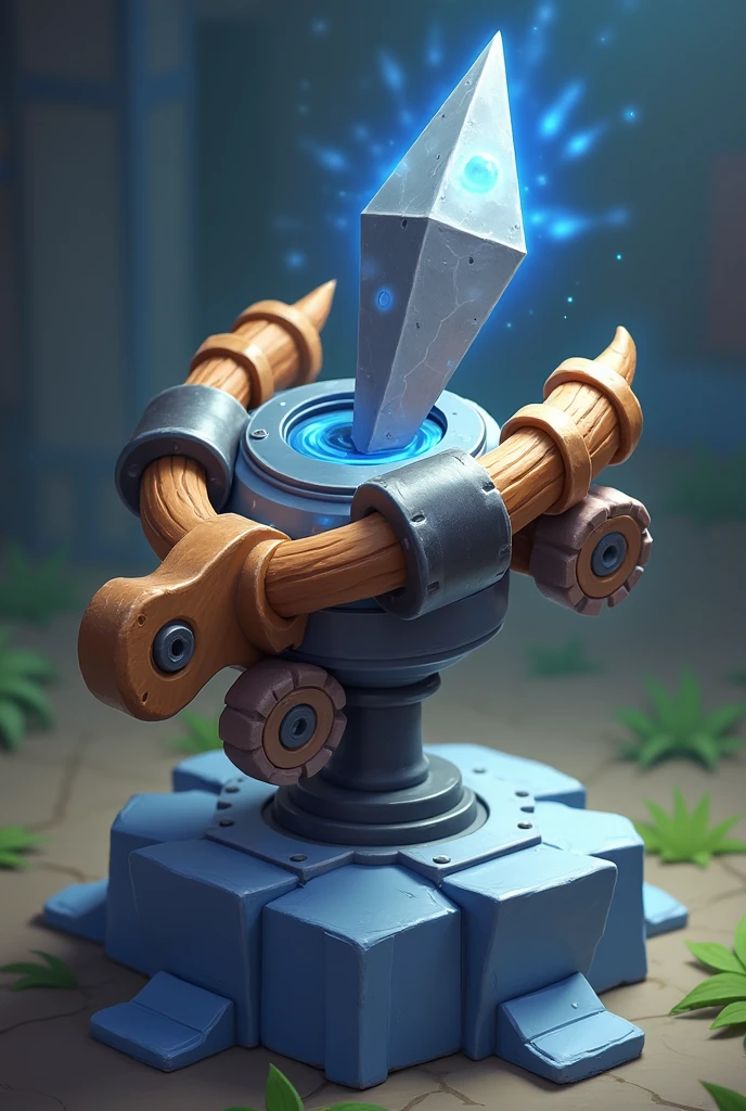 glass anthill, a silver shiny sword stuck in stone, jewels, game design, high quality, fantasy magic 3D
