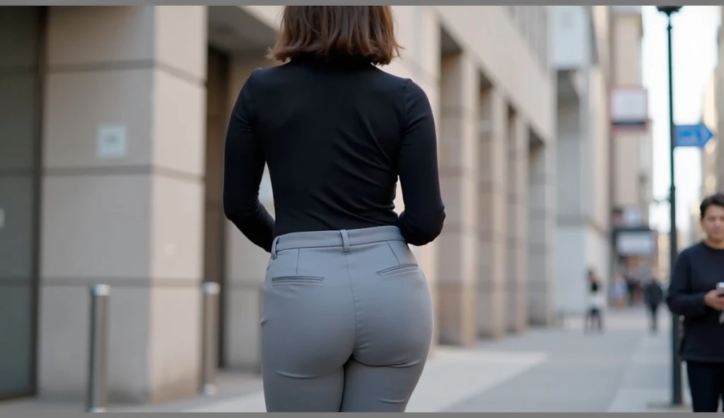 、(masterpiece、Highest quality)、Highest quality, Ultra-high resolution, (((masterpiece))), alone, Sweat、Big eyes,office、Tight white dress shirt、Tight black suit、Tight black pants、indoor、Composition from the front、(Cut the back hair short、short hair、blonde、woman)、Shortcuts、Embarrassed face、Cut your hair short、可愛いwomanの子、Big Breasts