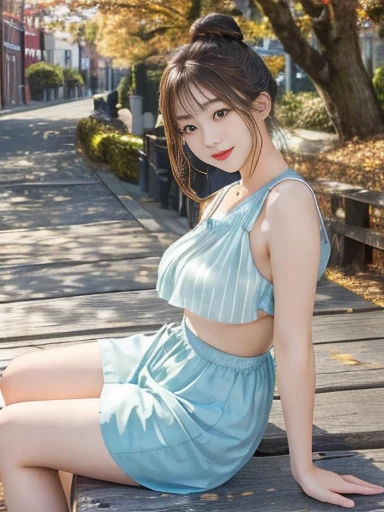 Beautiful beach, ((15 year old beautiful girl, Baby Face)), (Small and slender figure), (Slender body line), Japanese girl, (smile:0.7), Upper Body, (Tank top, High-leg cut bloomers:1.3), (Beautiful breasts), Beautiful thighs, Recall, (Realistic ass crack, Beautiful buttocks), (ニヤニヤsmile), (High color saturation:1.0), (Highly detailed skin), Narrow waist, Smooth body, ((highest quality, 8K, masterpiece:1.2)), (超 A high resolution), (Like the picture), (Ultra-detailed), (RAW Photos:1.1), (Detailed eyes and face:1.2), (Detailed hands:1.4), (Beautiful little hands of a girl:1.4), (Perfect Anatomy:1.3), (Gaze at the viewer:1.2), ((Smooth and shiny hair, Hair, Hair soaring in the wind)), (Cute pose),
