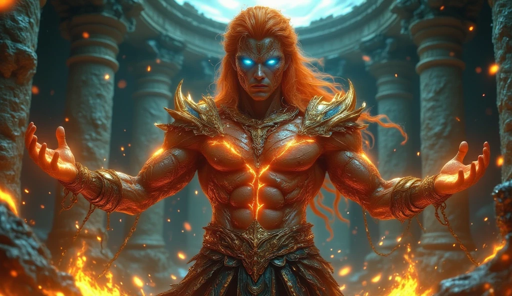 human-like fiery beings spread all over the world, realistic photo, lord of the rings style, fantasy --auto --s2