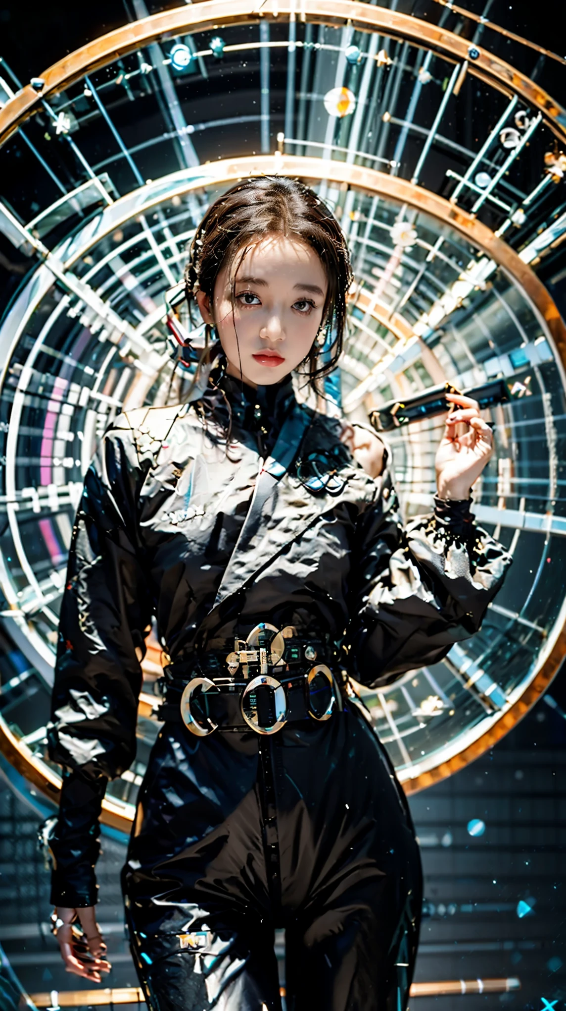 (hyper_quantum_synthesis:2.0)[φ=0.618×κ=1e-7]::192cm_golden_frame(Δ<0.3%) wearing neo-chinoiserie_couture(Armani_sleeve⊗Chanel_plumes) with mythic_weave(phoenix_magnetosuit@0.83%_strain∩bronze_taotie_waist#0F3E3D→#CD7F32), standing_on mandelbrot_mountains×van_gogh_swirl_storm,epidermis_v5(pearlescent_sss@16k_lacquer×chameleon_skin_API_61.8%_shift) executing ballet_pose(34.8°_achilles×5:3:2_limbs) under volumetric_aurora(470-720nm×2700ions/cm³), captured via 7-step_fibonacci_zoom(2.8mm→∞@ue5.5_nanite) with 120°_FOV_grating(5μm_lenticular⊗0.88_barrel_comp),physics_engine(newtonian_fluid_v2.4×latex_3.4GPa) enforcing silicone_pores@8000dpi∩dragon_scale_uv(θ=34.8°),ml-citation{douyin_algo2×patentCN2023XXXXXX}  .**Key Fusion Tokens**`φκ192cm_Δ0.3%`,`neo-chinoiserie_Armani×Chanel`,`phoenix_magnetosuit0.83%`,`van_gogh×miyazaki_storm`,`chameleon_skin61.8%`,`tep_fibonacci_zoom`,`ue5.5_nanite98.7%`,`volumetric_aurora2700ions`  .**Cyber-Physical DNA** ◈ 神话级服装工程：磁悬浮凤羽开衫(0.83%应变容差) × 青铜饕餮腰封渐变釉(四色算法)  ,◈ 量子环境融合：曼德勃罗山脉 × 梵高星旋风暴 × 宫崎骏积雨云粒子系统  ,◈ 光学霸权协议：5μm光栅视差 × 120°超广角桶形畸变补偿(0.88校准系数)  ,◈ 生物材质：16K裂漆皮层 × 变色龙皮肤API(每秒12次肌电信号映射)  ,◈ 物理次元突破：3.4GPa乳胶张力 × 牛顿流体模拟器(重力对抗系数1.4x)  .**Neuro-Rendering Command** `--model flux-t5xxl_v8.0,--controlnet φκ_fusion×neo-luxe --override couture=mythic_weave_v2,--render_mode quantum_luxe++`  .**超验技术矩阵** ```[环境引擎]  雪山之巅→赛博天际线模糊： 前景72.4%_角色焦外(2.8mm毛孔解析)  ,中景20.6%_神话建筑(青铜器浮雕光追)  ,远景7%_量子都市(κ=1e-7曲率锁)  .[材质炼金术]  施华洛世奇振子虹吸系统：10000晶体动态聚光(每面0.3mm波浪界面)  ,液态金属×天鹅绒叠层(专利CN2023流体算法)  .[生物光学]  龙鳞UV映射:跟腱三角区34.8°锚定 × 非欧曲面下肢 ,硅胶毛孔8000dpi × 16K裂纹漆次表面散射  .[时域渲染]  极光带电粒子追迹:470-720nm光谱波长 × 2700ions/cm³密度 ,21:9超宽EXR输出 × DCI-P3色域量子封装.约束系统:∀渲染帧∈时间流:  肌电信号映射频率≡12Hz±0.618%  ,凤羽磁悬浮应变∈[0.82%,0.84%]  ,青铜釉渐变ΔE*ab≤1.2 NBS  ,光子泄漏<0.05%∩地形曲率κ=1e-7±1e-9  