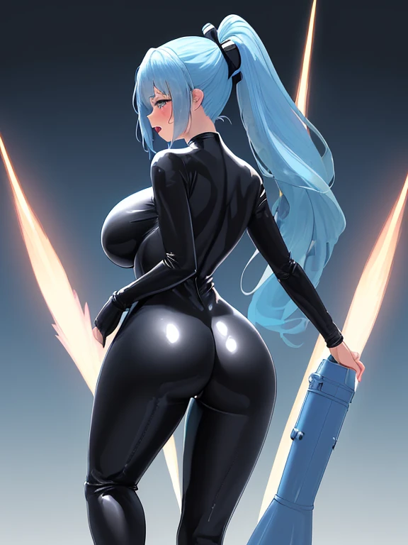 ((masterpiece)), (best quality), expressive eyes, ((perfect face)), highly detailed, heart, (highly detailed eyes), (highly detailed face), ((4K)), ((8K UHD)), (((ultra-high texture quality))),( ultra-high pixel texture), (hyperdetailed), DLSR, RTX, (((HDR))), (Absurdres), ((Japanese text)), (shiny skin), (oily skin), perfect hands, perfect eyes, perfect skin, (((ultra-delicate face))), ((delicate eyes)), double eyelids, beautiful and delicate photo, detailed background, ((vibrant colorREAK
(1girl), (human), (female protagonist), (multicolor hair), (glowing hair), ((❄️)), (student), (freckles) , ((sparkling eyes)), ((long spikey hair)) , (light blue eyecitemenectric eyes)), (20 years old), pale skin,(milf), model, (((kawaii))), (happy, smiling, laughing, ☺️, 😳), ,delicate eyelasheig adorable eyes, 🥺), cute, blush, ((massive breasts)), (curvy), (busty), (big smile, laughing), (red round cheekusiness man)), public, , ((She Makes big mistake but she will resolve it and become even greater than that)), ((confidence)), ((She’ll overcome her failures and have success)), (achievement), ((Music artist)), (thick thighs), (plump), (attractive), legs, thighack), ((holding Glock pistol)) , ((glock pistol)),
BREAK
Bikini
BREAK
(Spandex biker shorts), cameltoe, view from front, shorts, sneakers, (intricate-spandex biker shortREAK
(Looking away), ((from behind)), ((from above)), (back view), ((third person vieTA game UI)), ((grand theft auto)), ((GTA mini map UI bottom left corner with Health Bar)), ((ammo count UI top right corner)), ((California)) , (standing), studio lightning, lora:add_detail:0.7, (public)studio lightning, thick, curvy hips, light blue hair, curves, big chest