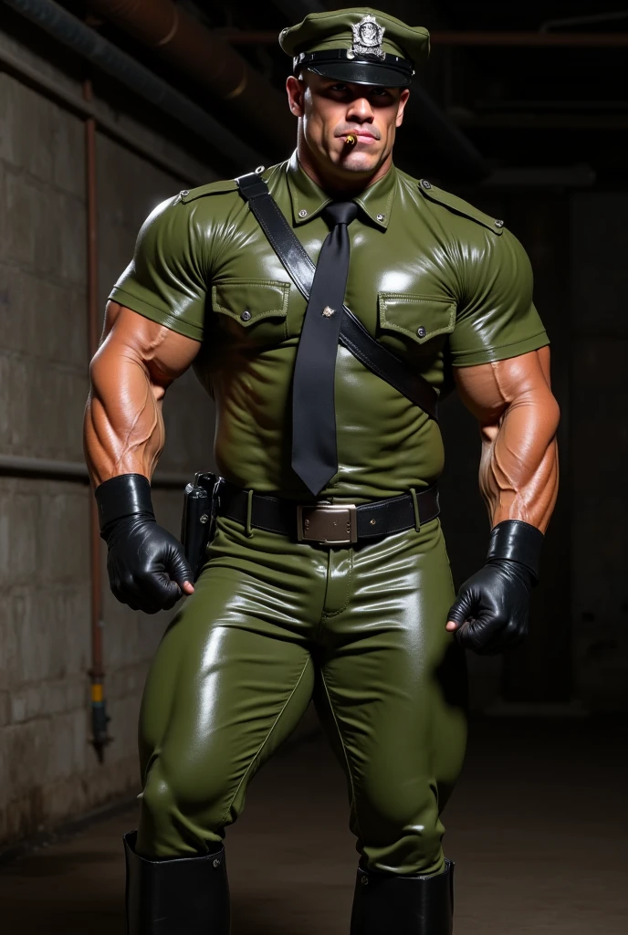 Huge muscles,Huge erect penis,Hero Suit,On the roofs of Paris,Cat ear,Massive ,blushing cheeks,Green Hair