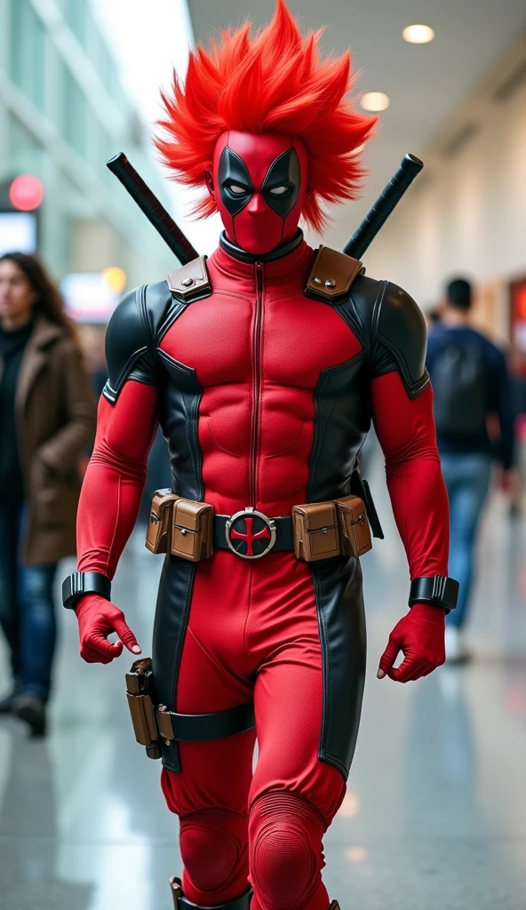 A character that is a mixture of Wolverine and Deadpool.