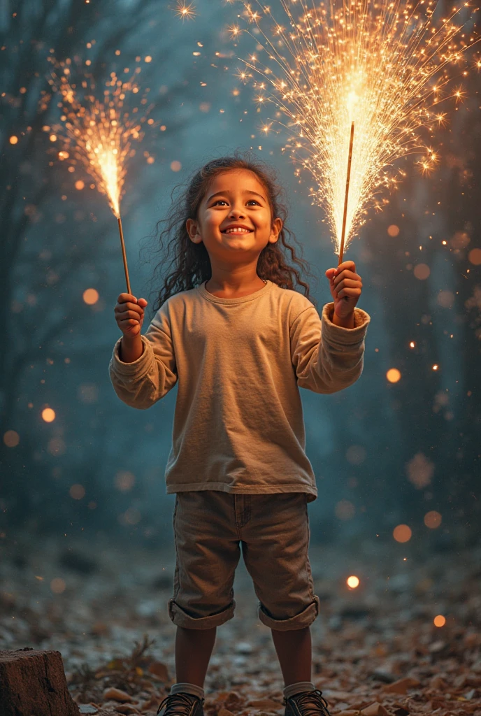 Sparklers and children&#39;s t-values