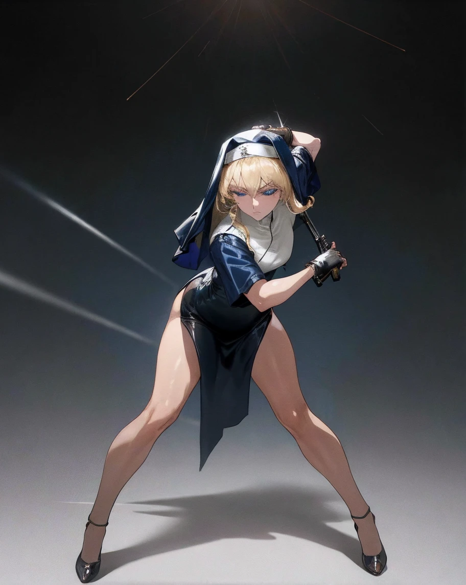 ultra-detailed, ????????, Beautiful body, Beautiful Nose, Beautiful character design, perfect eyes, perfect face, ultra highres, 4K, beautiful legs, perfect legs, Nice hands, Perfect hand, Masterpiece, Best Quality, Highly detailed, illustration, absurdres, perfect ???????, street fighter, doll suit, shadaloo doll, dollsuit, expressionless, looking at viewer, red gloves, emotionless, black latex, corruption, mind control, female combatant, full body, hypnotized, unhappy trance, full body suit, ribbed bodysuit, both arms at side, obey, perfect female body, extremely glossy latex, hypnosis, hypnoLora, empty eyes, Blank eyes, Mind control device, poses, submissive_pose, Slave, lying down straight, lying down, lying down at attention, hat, necktie, belt, latex, ribbed bodysuit, thighhighs, garter belt, Fighting Stance, extending the right arm from the shoulder into the air with a straightened hand, military, thigh boots, 1girl, hair ornaments, blonde hair, green hair, multicolored hair, green eyes, small breasts, twintails, (((pixel-perfect, detail-perfect))), solo, 1girl, Sarasa Watanabe, very tall