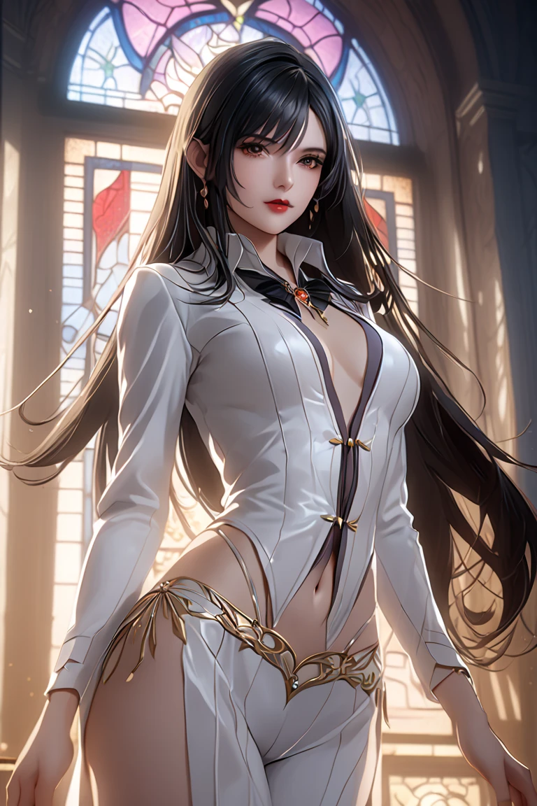 I have a beautiful and attractive appearance. She is distinguished by her long black hair that reaches her lower back, And that'great, Charming eyes highlight the beauty of her face. She has light skin and soft facial features that add to her feminine and delicate personality. She has a fit and slender body, She always looks confident and elegant in her clothes, Which reflects the elegance and femininity of her personality. Wear only delicate clothes that reveal all the logic of the exciting decision