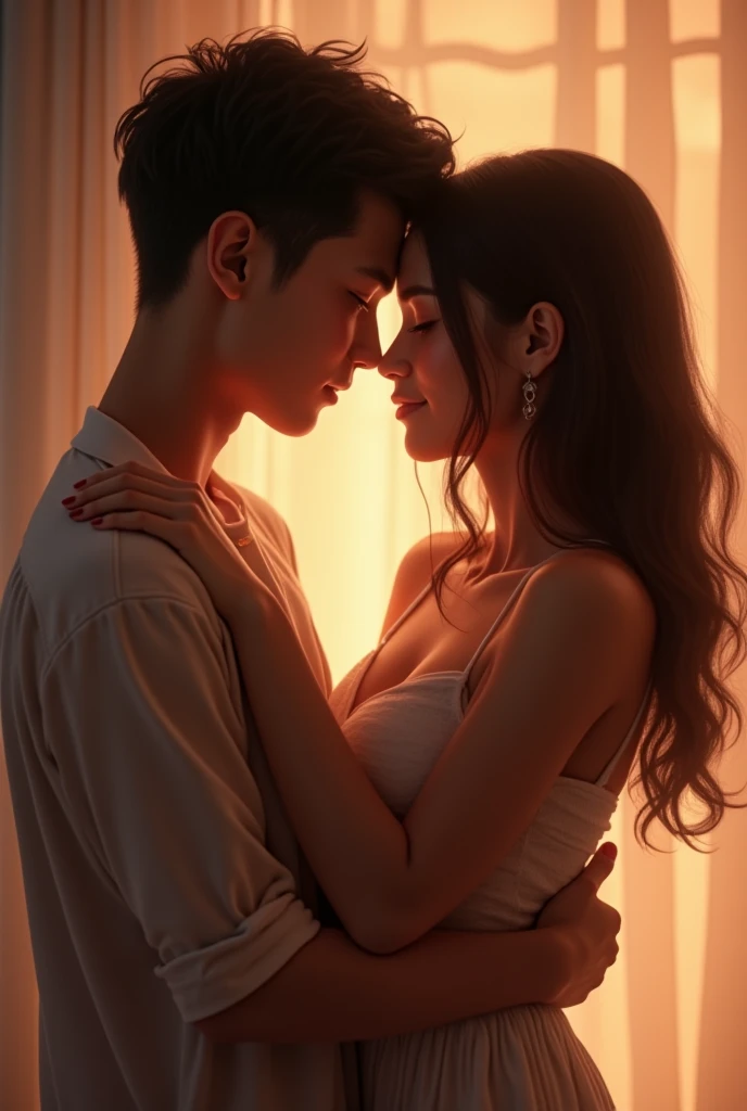 1 girl one boy at same age 19 boy give her main part on vagina of girl