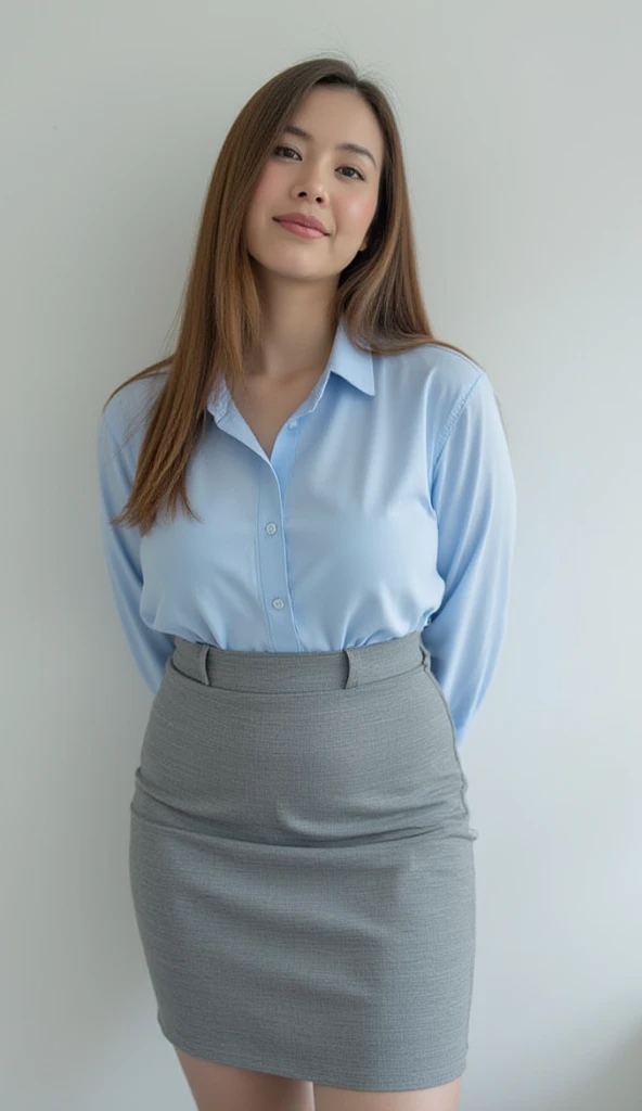 ((Nell Hudson, tall office girl, 16 years old, long hair, ultra skinny, legwear, oben ohne)), Brille, ultra-detailliert, ultra realistisch, RAW-Foto, Meisterwerk, crazy details, showing titts, c-cup,