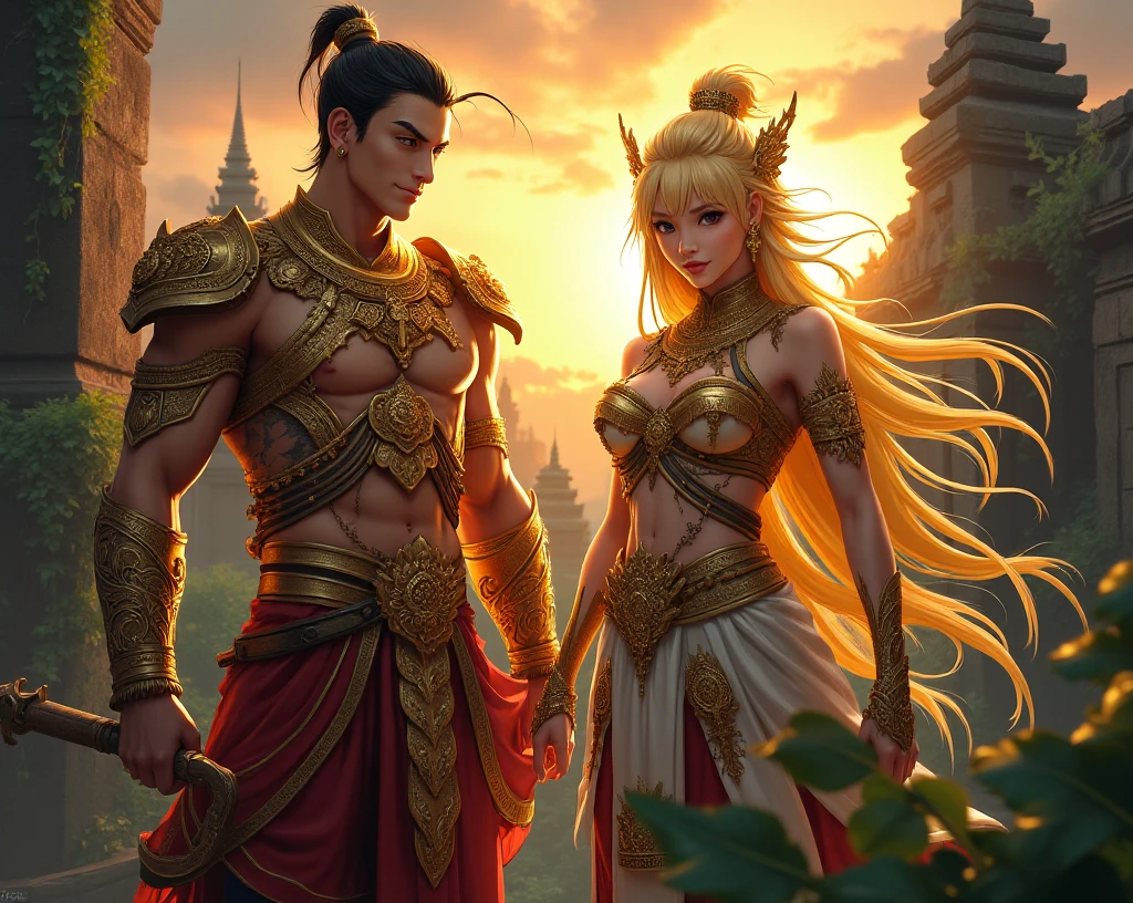 Painted portrait of rough muscular Zeus, Thor, Chinese God, Hyperrealism, Full Body, Mature, Handsome, Fantasy, Intricate, Elegant, Very Detailed, Digital Painting, Artstation, Concept Art, Smooth, Clear Focus, Illustration, Artwork by Gaston Bussiere and Alphonse Muya, (Couple Cugging), One Man and One Woman, Sexy, Big, Nudity, Naked, Bare Feet, Transparent, Drenched, Chinese Mythology, (highest detail)
