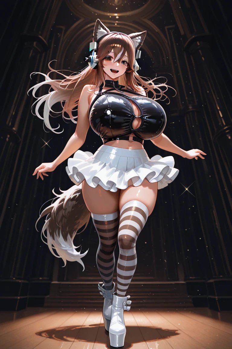 (masterpiece), (best quality), highly detailed,ultra-detailed,(extremely detailed CG unity 8k wallpaper),incredibly absurdres,(official art),colorful,(Line optimization),
Extremely exquisite female facial description, extremely delicate and beautiful eyes,
1girl, animal_ear_fluff, animal_ears, arm_up, armpits, ass_visible_through_thighs, bangs, bare_shoulders, blue_eyes, blush, breasts, brown_hair, cowboy_shot, detached_collar, eyebrows_visible_through_hair, fake_animal_ears, fox_ears, fox_girl, fox_tail, gloves, gradient, gradient_background, grey_background, hair_between_eyes, leotard, looking_at_viewer, navel, necktie, nipples, rabbit_ears, see-through, short_necktie, silver_hair, small_breasts, solo, tail, thigh_gap, white_gloves, wrist_cuffs
(perfect body), (seductive),
(fine and beautiful detailed skin), (shiny skin:1.0), (oil skin:1.0), (oil highlights:1.0),
sexually suggestive, female orgasm,