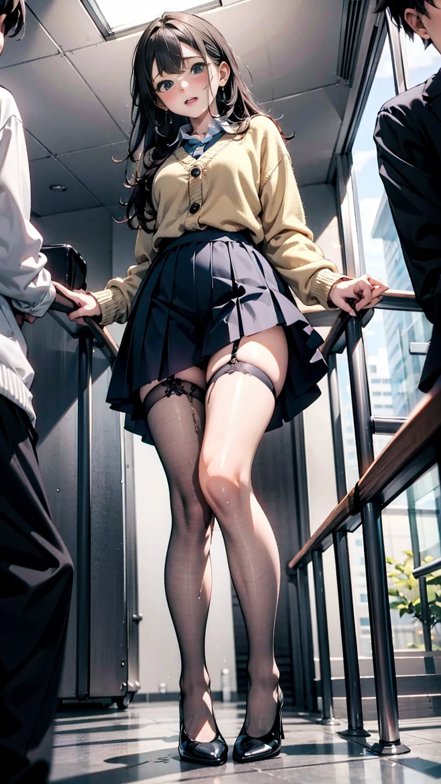 (((NFSW : 1.2))), (((pornography))), (realistic), (intricate details:1.2), (masterpiece、:1.3), (top quality:1.4), full body photo, The man is driving take away woman in the car:1.4), (man is her master, woman is Sexual Slavery:1.5), korean, she is 25 years old, The passenger seat backrest is tilted backwards., He has lied down her in the passenger seat, (her body and breast are being bound up:1.6), (her both wrists being tied up behind back with rope. :1.6),(((orgasm : 1.7))), (((moaning, shout))), (a vibrating dildo was inserted into her pussy.:1.7), (she weard No sleeve knit, mini skirt, high heel, shiny pantyhose : 1.5), ((Time is night:1.8)), (a man is driving a car on driver's seat while looking her ;1.6), she is being manipulated by a man who is her master, A man forces her to suck his penis.,