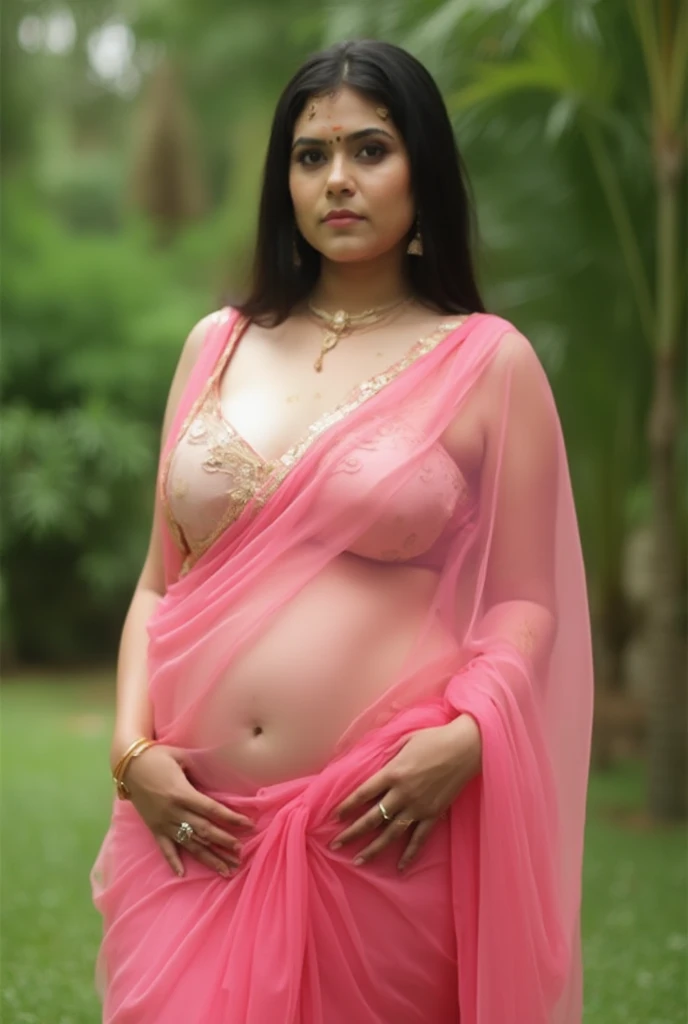 Nude navel belly