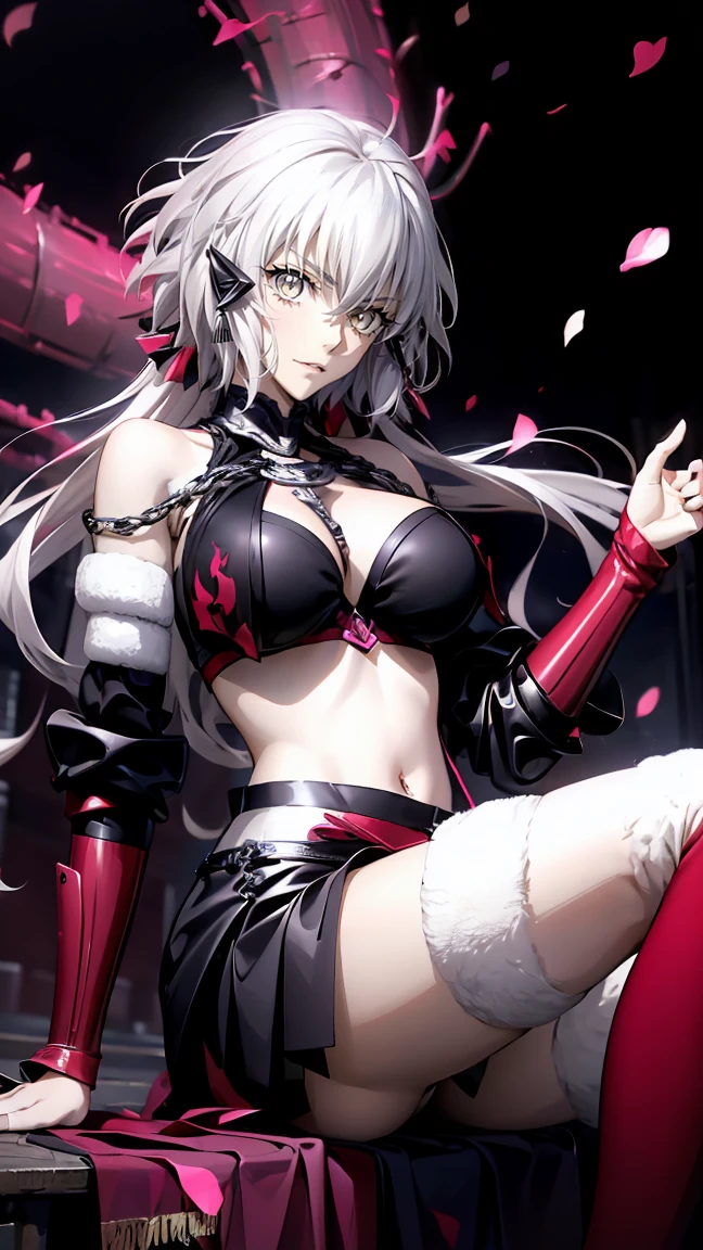 Red Necromancer, Blood Moon, Ray Tracing, masterpiece, Highest quality, super high quality, Absurd detailed, best Light, Best Shadow, sharp, sharp image, detailed, extremely detailed, Amazing resolution, 8k, 4K, Ultra-high resolution, Particle Effects, Beautiful Effects, Vibrant colors, neon Light, neon, Light,(corruption:1.2),(Hollow Eyes:1.2),(Groin tattoo:1.3),(Lower abdomen tattoo:1.3),(Wicked Smile:1.3),((((((Dark skin)))))), (((((white hair))))), ((((red eye)))), (Huge breasts),(Absurd, incredibly Absurd, Large file size, Very detailed, High-quality texture, Physically Based Rendering, Ray Tracing, Octane Rendering, Sharp focus, (8k), (4K), (masterpiece), (Highest quality), Very detailed, Complex, Super detailed, figure, Soft lighting, High resolution, Sharp details,)