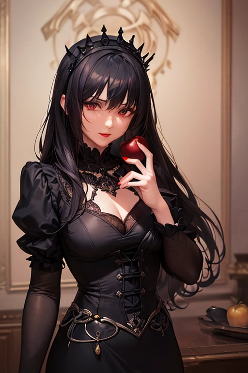 1 girl、Detailed facial details,16 years old,Handcuffs,Collar,Cat ear,Black long hair,Red lips,Slim,Wearing white tights,Large Breasts,Charming red eye,Handcuffs,collar,Radiant Skin,library,Reading
