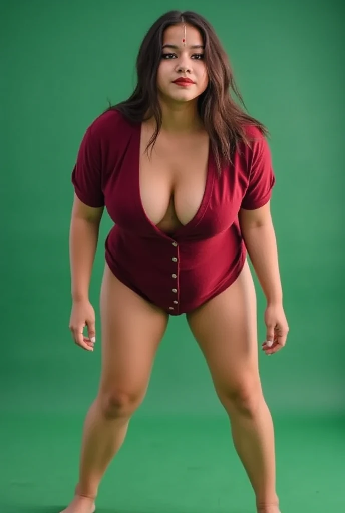 mulher arafa com um top floral e casaco bege posando na floresta, beautiful espesso female, espesso body, espesso thighs, espesso thigs, espesso legs, grosso, espesso, curvas femininas atraentes, skinny waist and espesso hips, 🐎🍑, grande saque, corpo voluptuoso, grupo, voluptuoso e excitante, curvas atraentes