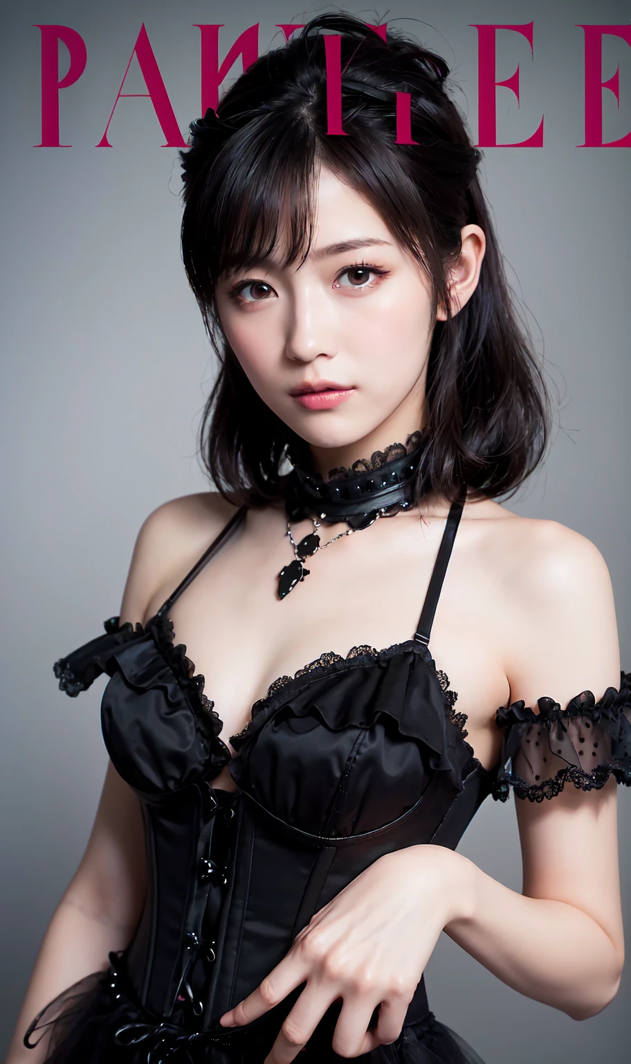 (8x_NMKD-Superscale_150000_G), (best quality), (high resolution), (masterpiece), (full body shot), (Castle basement), ((short, black hair)), ((cute, baby face)), ((flat chest)), ((24 years old, 1 beautiful girl)), ((girl who was captured by the royal family and became a sex slave)), ((collar around neck)), ((frilled bra, panties)), Japanese