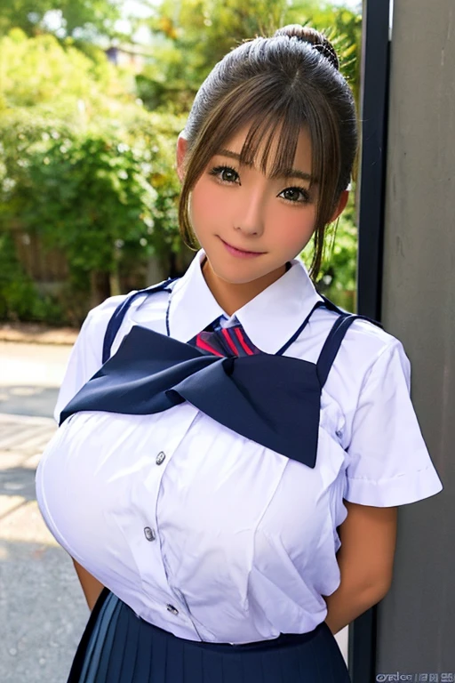 Very detailed、masterpiece、Highest quality、Ultra-high resolution、8K High Resolution、Photogenic transparency、Detailed eyes、Gradation、Perfect anatomical figure ,hard disk、Hmph , Nikon Z9 80mm Lens , Tabletop、Street in front of Tokyo Station、Standing model、(school uniform:1.5)、(((Skirts must be worn)))、(((Lift the hem of a skirt:1.5)))、Panty Focus、Too bright natural light、sunlight、(((While standing, She lifts her skirt to show her pussy to the camera.)))、(((Beautiful and white teeth)))、(((Raise your skirt higher and higher,Show your pussy to the camera)))、Ultra slim body、(Big Breasts、Cleavage:1.5)、Slim model body shape、Beautiful posture、Wearing a collar、Earrings、Earrings、((Navy Blue Skirt))、smile、looks happy、Peeing、Blemish-free skin、Sticking out tongue、Face without moles、Erect nipples