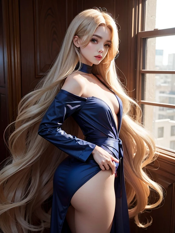 Small breasts,Bukkake,Blonde,Very pale brown skin,black eye,long hair,Princess,crown,necklace,Black Dress,Ashime,