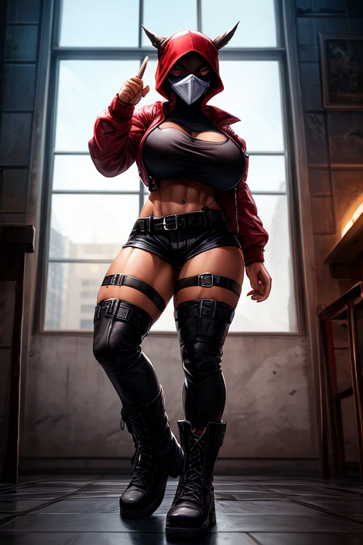 1 girl、long leges，big breasts thin waist，slim，married woman，A MILF((Beautiful eyes:1.3))、(Bigchest)、((Torn clothes:1.8))、Open clothes、(((standing on your feet)))、Open legs 、Glossy glossy skin、Curvy、half closed eyes、((Draw the whole body))、rubbersuit、Panchira、Carmelto、Masterpiece、Best quality、high resolution、Digital illustration、aquarelle，nakeness，Superman uniform