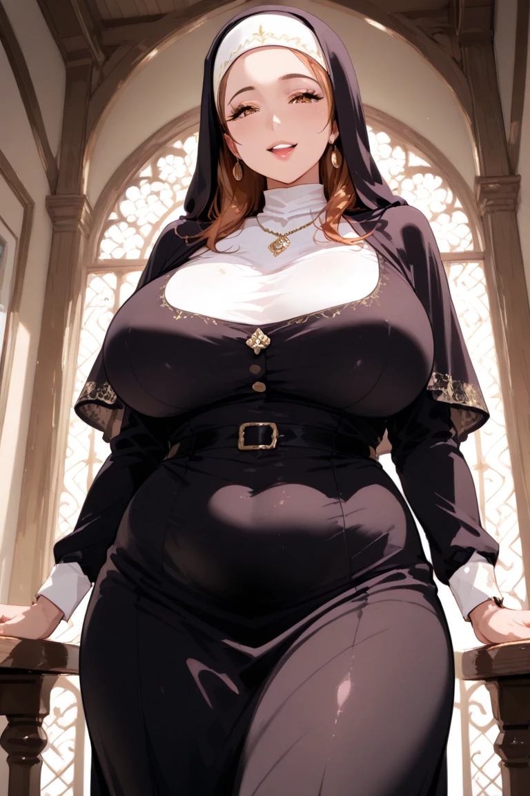 Young sexy Arab woman in a mosque arching her back and bending over her prayer mat to show off her huge massive sagging hanging breasts, puffy nipples, huge round jiggly ass, long thick dark hair, full pouty lips, huge dark almond-shaped doe eyes, gorgeous young face, heavy makeup, tiny sexy robes, gold jewelry with sapphires and emeralds, moaning and dripping sweat.
