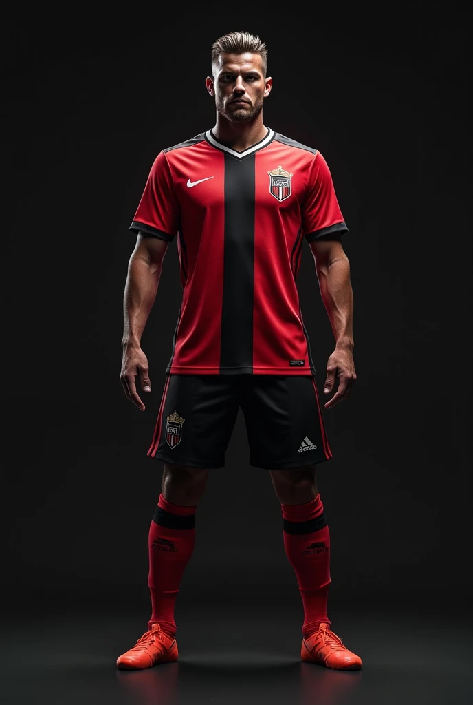 Personne assis sur une chaise de gamer avec un maillot du bayer Leverkusen et avec une manette de Xbox et écrit sur son maillot Reavy Sunshine Gaming