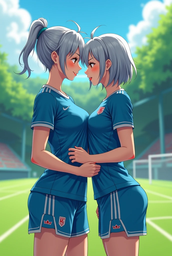 Browsing Caution,(Petite),(Cute man's daughter),((Penis in the crotch)),(((((Handjob bukkake))))),(Two blonde women with low pigtails),lips,Sweat,White Breath,Ecstasy face,Naughty sound effects,(((Bukkake ejaculation))),Basketball uniform