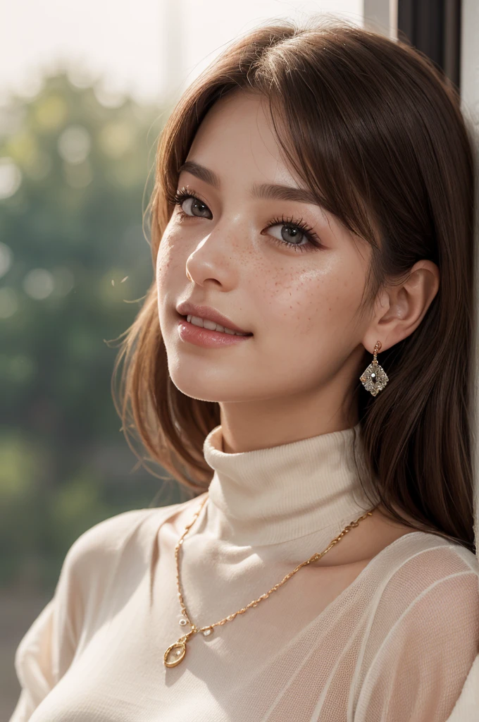 Full Length Image, Masterpiece, Top Quality, Raw Photo, Photorealsitic, Beautiful Girl, Cute, Fine Eyes, Hairstyle Arrangement, Depth of Field, Ultra High Resolution, (Realistic and realistic photo: 1. 37), High Resolution RAW Color Photo, Fine, very detailed, highly detailed eyes and face, sharp pupils realistic pupils, sharp focus, cinematic lighting, coherent hair, blonde hair, clean clothes, close-up of face, masterpiece, realistic skin texture, ultra fine, shiny hair and skin American New York flowers, flower fields background, best quality, realistic, ultra fine, delicate, high resolution, 8K wallpaper, one beautiful woman, one beautiful woman Blonde braided hair, Large cleavage visible, Wearing flattering see-through dress shirt with open collar, Sharp focus, Perfect dynamic composition, Fine and beautiful eyes, Thinning hair, Fine and realistic skin texture, Fine details, Model body shape Thinning hair, Fine and realistic skin texture, Smiling, Dynamic angle, Full body shot, Elegant, Model's body type, highest quality, realistic, Super detailed, finely, High resolution, 8k wallpaper, 1 beautiful woman,, light brown messy hair, wearing a business suit, sharp focus, perfect dynamic composition, beautiful and detailed eyes, thin hair, Detailed realistic skin texture, smile, close-up portrait, model body shape,cleavage, Poetic shots, hazy light and shadow, aestheticism, melancholic film, (cloudy),