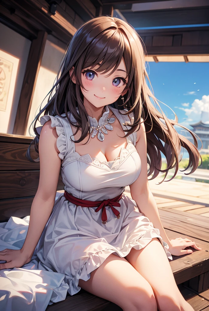 ((6 year old girl:1.5)), 1 girl,  ,  girl, complete anatomy, whole body, &#39;s body, , So cute, garlic, , beautiful girl, Beautiful shining body, bangs,brown hair,high eyes,(aquamarine eyes), droopy eyes, ,high eyes, Beautiful girl in every detail, beautiful and delicate eyes, detailed face, beautiful eyes, Beautiful shining body, laughter, happiness, 

whole body angle, alps, shepherd&#39;s daughter, mountain girl, outdoors, Alpine steppe,

Natural light,((realism: 1.2)), dynamic long shot,cinematic lighting, perfect composition, by Sumik.Big breasts , Super detailed, official art, muste piece, (最high quality:1.3), shine, Highly detailed CG Unity 8k wallpaper, detailed background, muste piece, 最high quality, (muste piece), (最high quality:1.4), (超High resolution:1.2), (surreal:1.4), (realistic:1.2), 最high quality, high quality, High resolution, Enhanced detail,