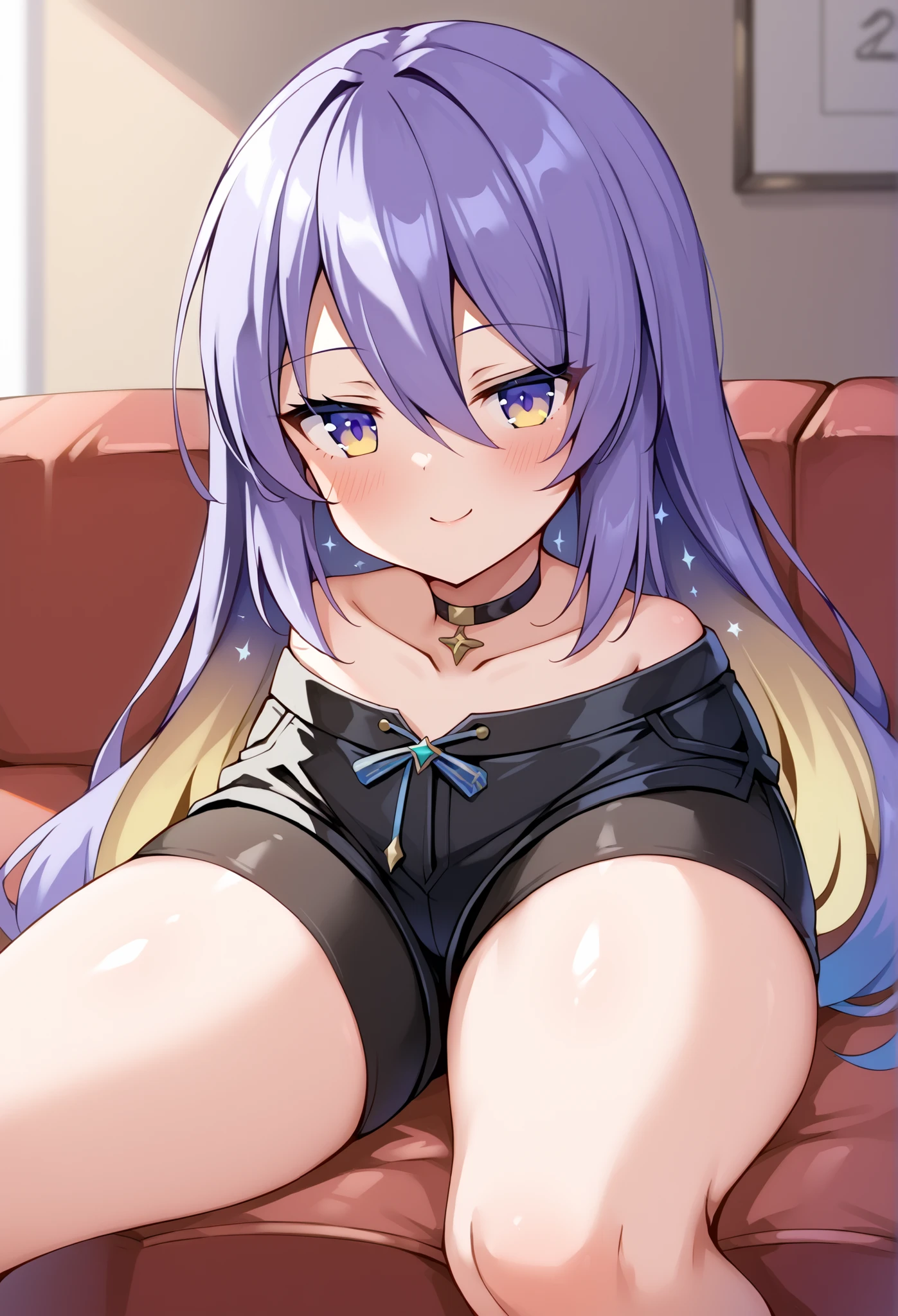 {{{NSFW}}},(masterpiece:1.2),(ultra quality:1.2),(ultra detailed:1.2),(ultra-high resolution:1.2),(very fine 8K CG wallpaper:1.2),Mejiro McQueen \(umamusume\),{1 girl,beautiful girl,cute,smile,kawaii, lovely,blushing,playful expression},sharp focus,oily skin,beautiful detailed hair,glossy hair,(wear school uniform:1.5),(lying on the bed:1.2),wear long school skirt,perfect two legs,(spread two legs:1.2),(show-off-white-panties:1.3),five fingers,large breaths,wear black pantyhose,beautiful detailed eyes,jewel like eyes,violet eyes, (two hands behind head:1.1),open mouth,armpits, solo,beautiful navel, looking at viewer,collarbone,earring