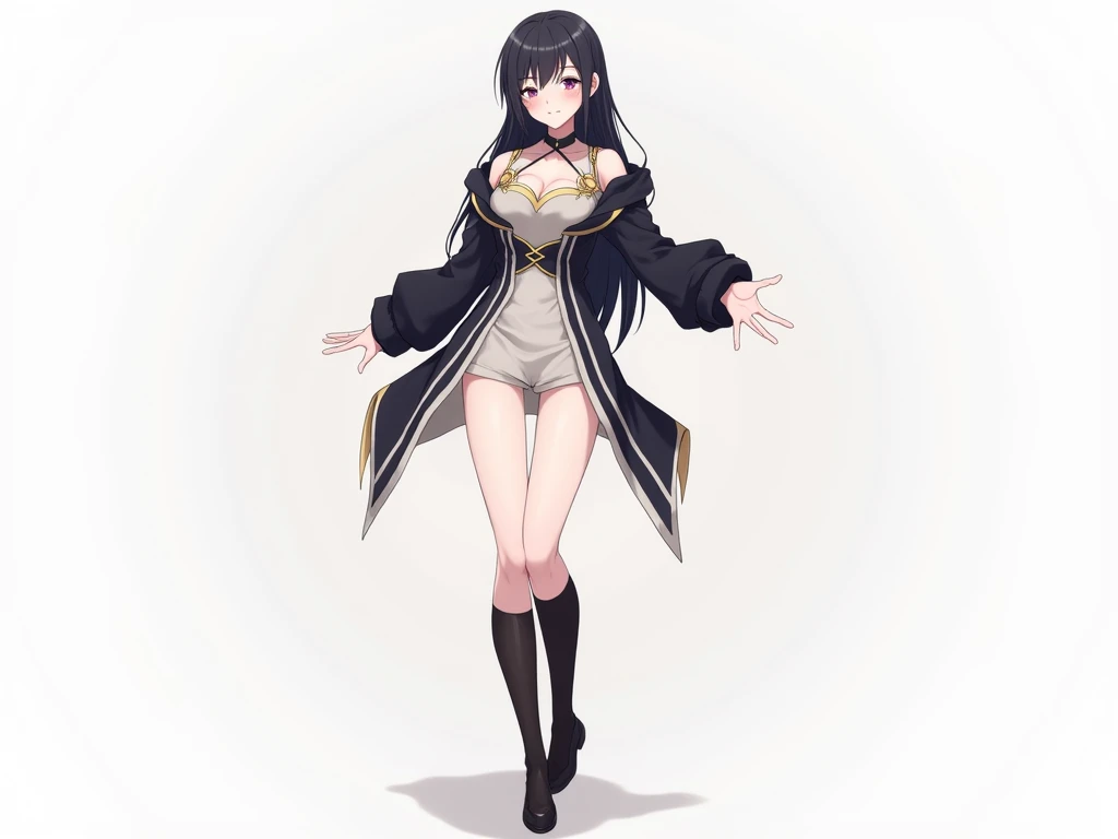 1girl in、AS-Adult、Underwear、Cute underwear、border pattern、（Portrait from the knee up）、