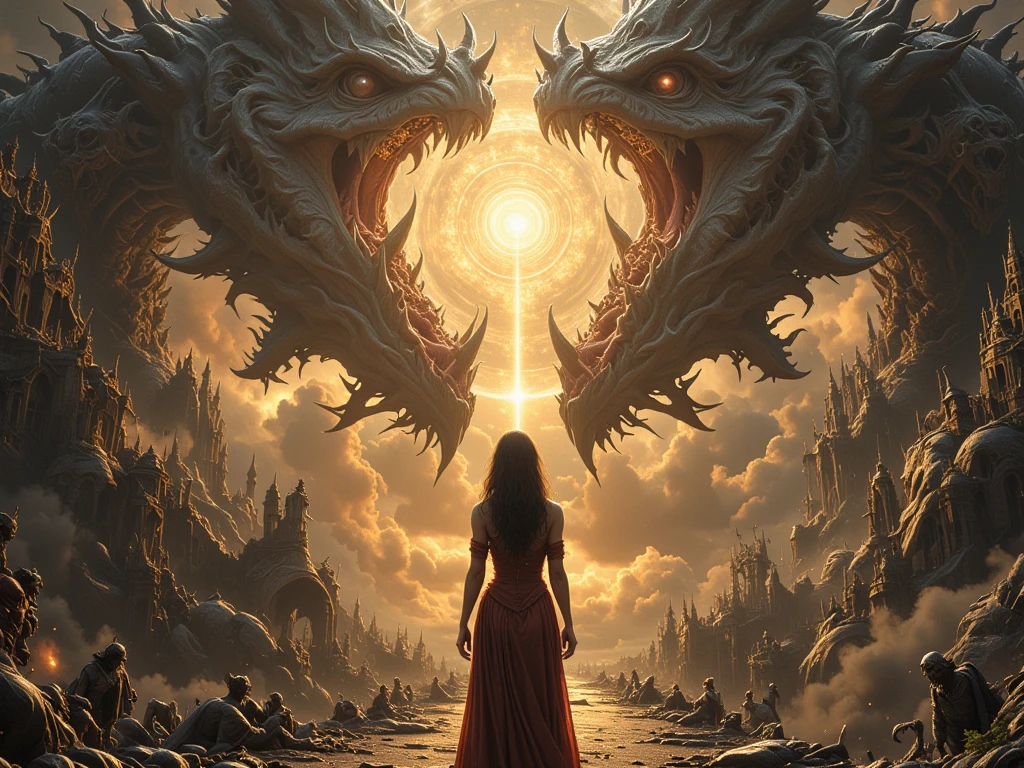 The great red dragon and the lady clothed with the sun apocalypse