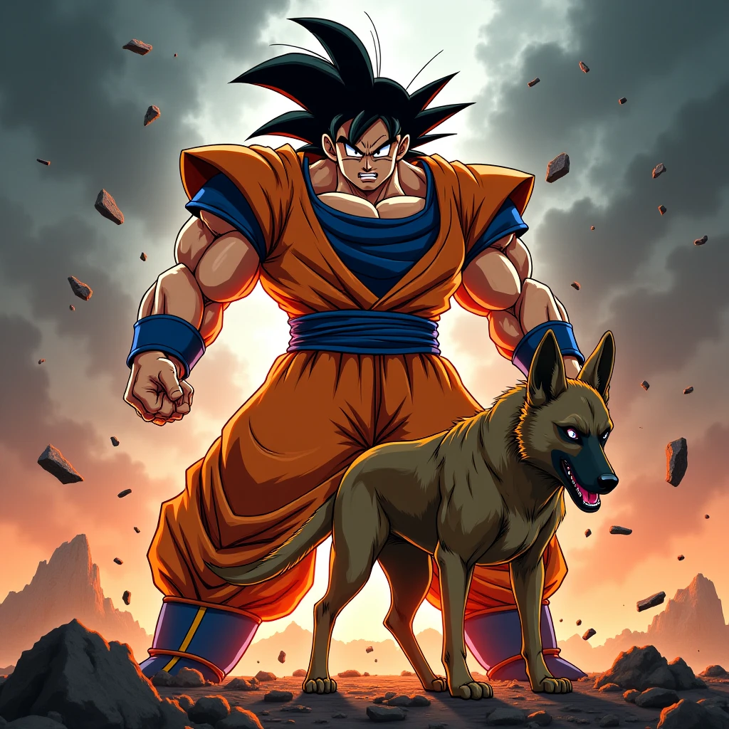 Goku Eating Dogs