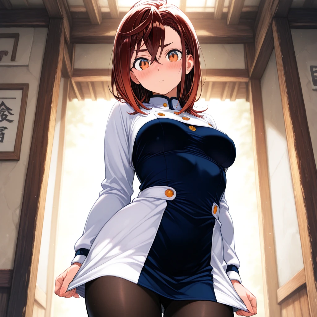 Pokémon、Hinatsu、big tits milf、big tits milf、big tits milf、(((crawl on all fours)))+++、(((crawl on all fours)))+++、(((crawl on all fours)))+++、With a cheerful personality、The captain of the Kongou team, who has a stronger sense of responsibility than anyone else.。To pacify the rampaging Gachiguma in the Crimson Wetlands.、Ginga-dan's technique is characterized by their modern style of clothing.、(master piece)、(highest quality)、8K、high detail、doorway、1 girl、blush、looking for viewer、cleavage、、I'm excited、sweating、pokemon ares、brown hair、cowlick、short hair、(Brown)eye:1.5)、、NSFW、brown hair、cowlick、short hair、(茶eye:1.5)、Big tits BREAK black footwear、boots、clavicle、diamond clan costume、Jacket、long sleeve、(red pantyhose)、((bare shoulders))、 ((Off-shoulder sweater))、oversized sweater