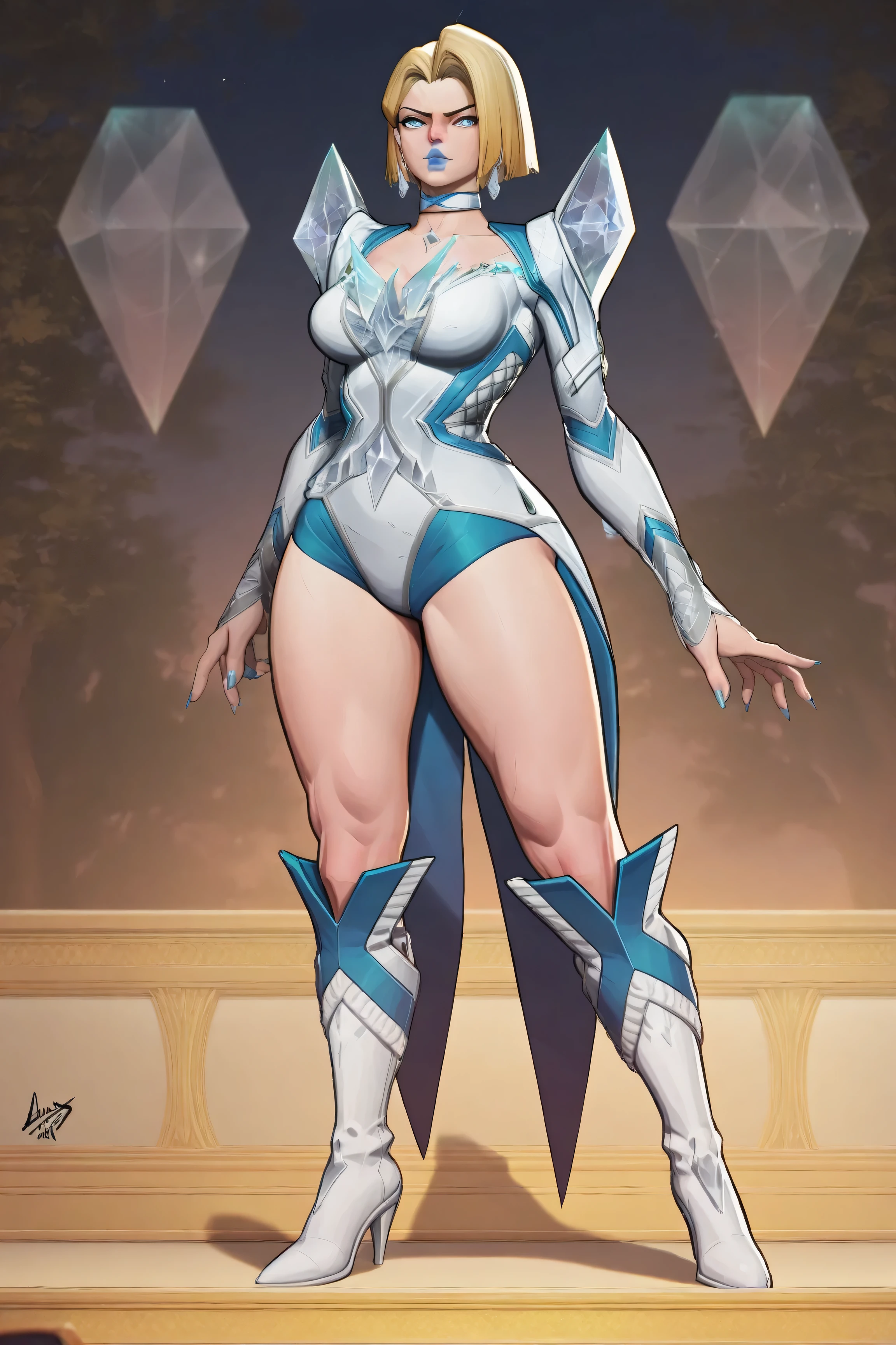 russian ice goddess, sexy, full body shot