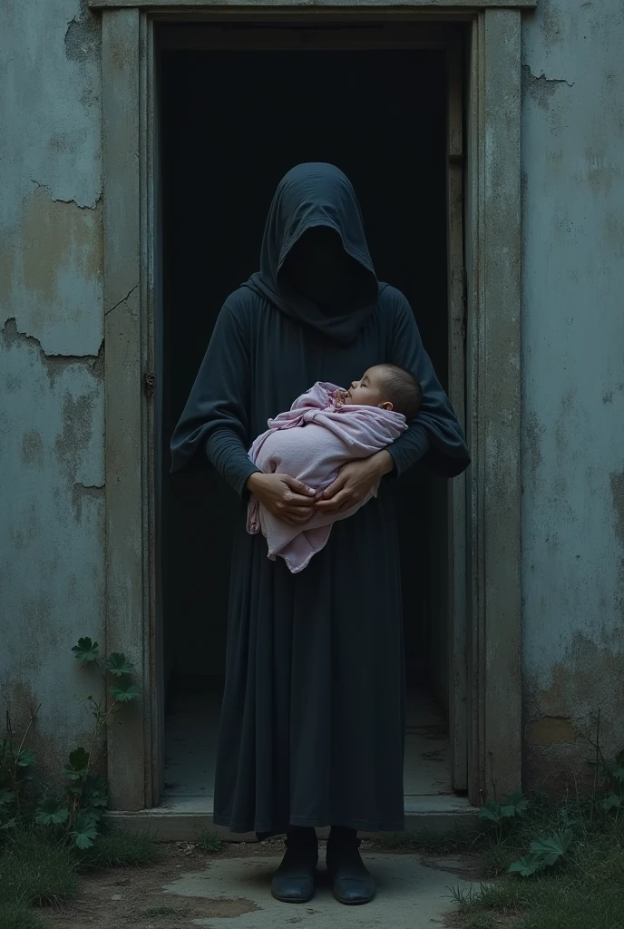 Donna beneviento holding her child