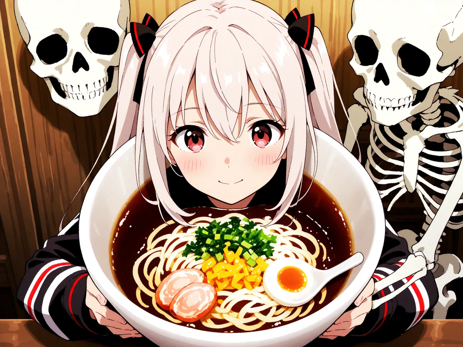 anime model , a painting of a zombie eating a bowl filled with various pharmaceutical PILLS, a hyperrealistic painting, by Jason Edmiston, cutecore clowncore, mixture of creatures with tentacles, horror wallpaper aesthetic, greg beeple, clown, art representing control freak , cutout, art blotter, rendering, horrifying