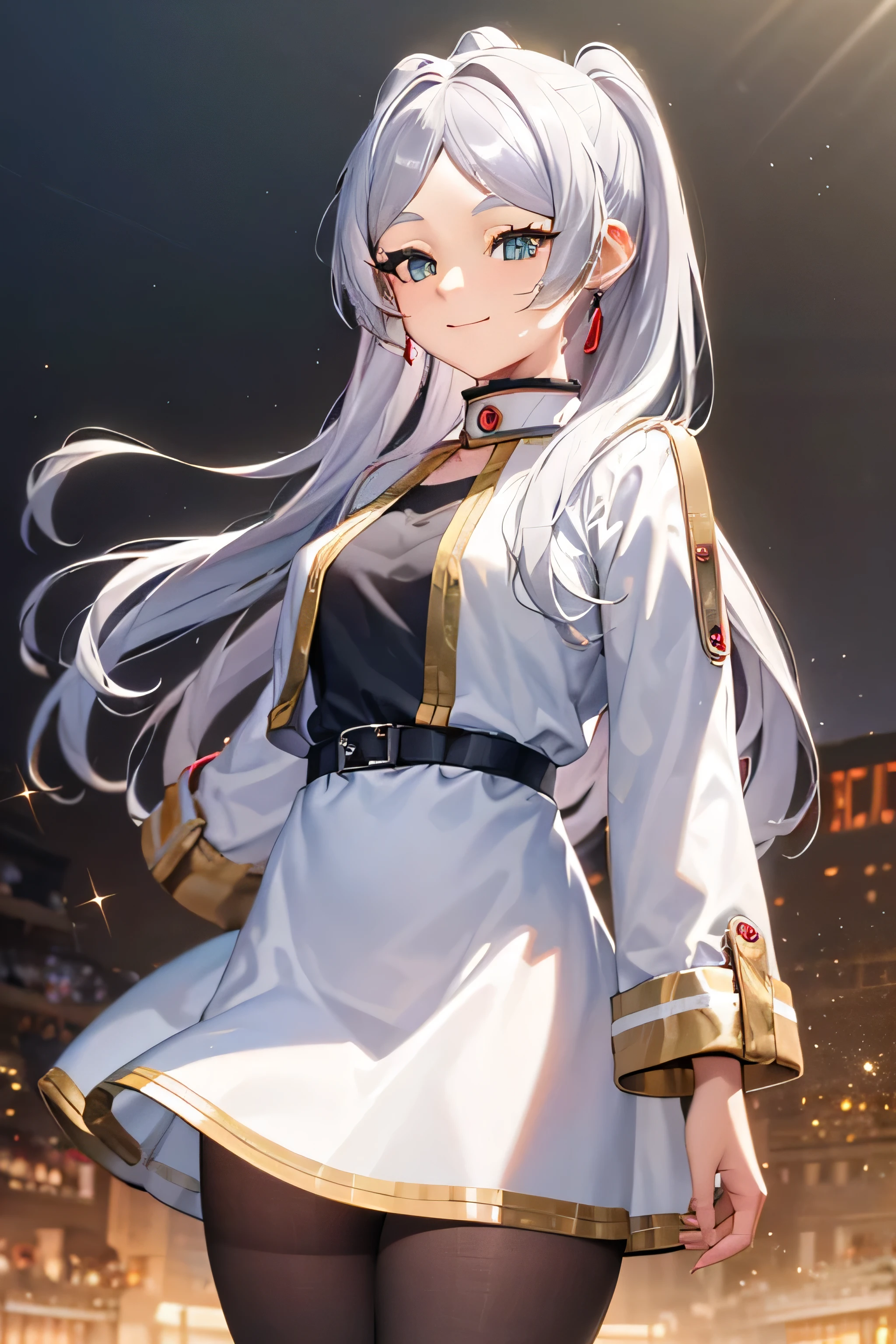 anegasaki nene, shiny chestnut hair, (brown pretty eyes, sparkling eyes, fine eyes), smiling face, super detailed eyes, highly detailed face, highly detailed eyes, (masterpiece:1.2, best quality), 1 girl, cowboy shot,