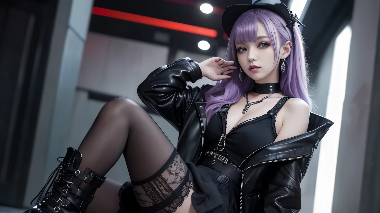  (high quality), (NSFW:1.2), (psychic lit karaoke room:1.3),(one girl is being raped by number of boys on luxurios sofa.:1.5), (a girl is 20 years old:1.3), (her body is very slim and attractive.:1.4), (her costume is feminine as follows. : 1.5), (Dyed fancy hair :1.5), (fleece beret:1.5),(Knit that sticks to the body :1.5), (Miniskirt that clings to the hips and thighs :1.5), (Her legs are beautiful that weared shiny pantyhose. :1.5),(feminine accessories :1.5), (Heavy face makeup and nail art on the nails : 1.5), (Over_knee Suede Long boots high heels : 1.5), (The costume described above do not apply to boys.:1.8), (they are wearing men's wear and sneakers except her : 1.5), (boys sitting on both sides of her they are being touched her body :1.6), (She is caught and sexually harassed by boys : 1.7), (all korean agers : 1.6), (She is being blackmailed by them.:1.5), (There is karaoke equipment in the background:1.3), (the mirror_ball lighting is shining in a dark room in karaoke : 1.5), The men lay down the woman and fuck her roughly with their cocks., dick inserted into pussy