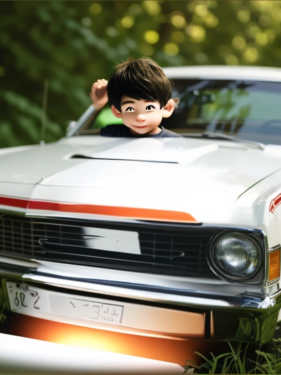 3D,cute,boy