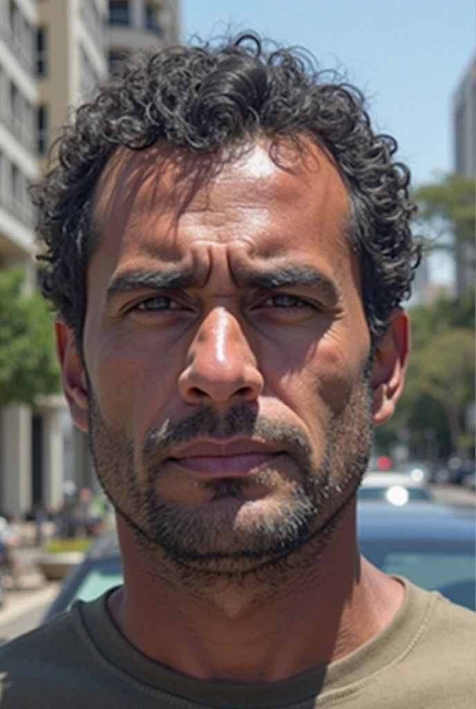 naughty man, 25 years old, very hairy, (hazelnut eyes), bonitas, 1900 style, muscular shirtless, hairy chest, from Brazil, Fujifilm, cinematrographic, 16K, ultra HD, on a street in São Paulo