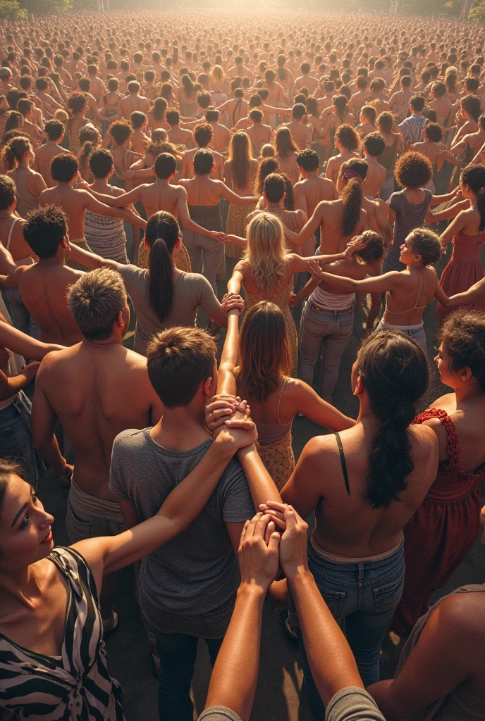 naked, Miley cyrus, young, hole body,stage, crowdsurfend , lets fans touch him, ​masterpiece, anatomically correct