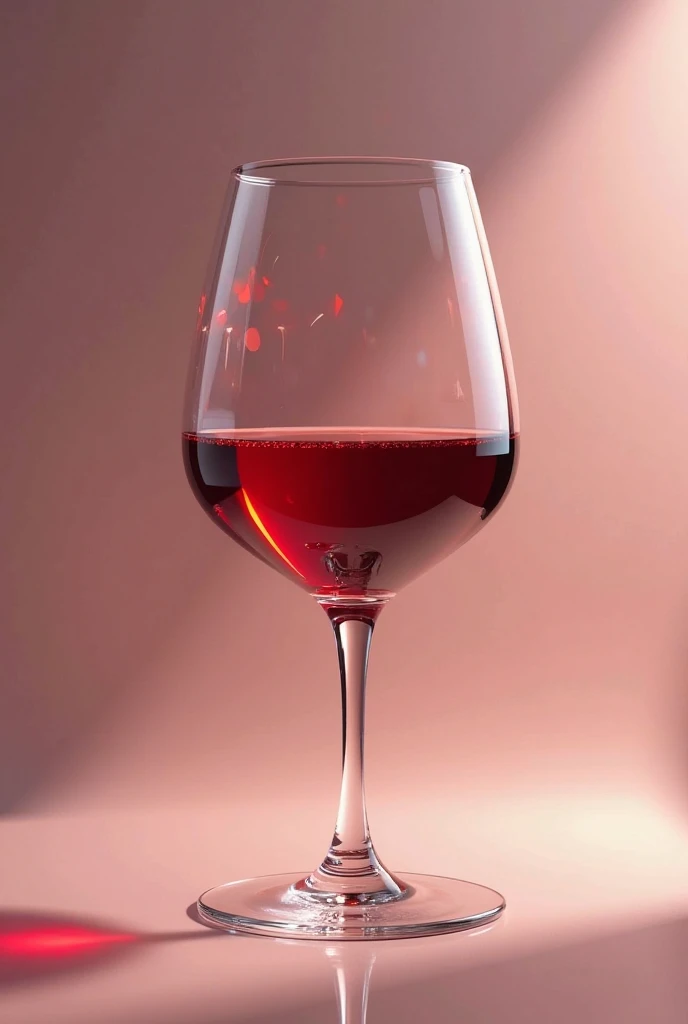 wine cup, stylized, slanted, game icon, black background, flat black background, wine half spilt