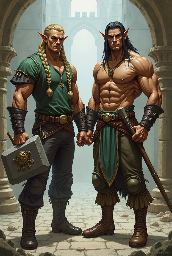 (((Solo character image.))) (((Generate a single character image.))) (((Dressed in medieval fantasy attire.))) (((Dressed in medieval fantasy attire.))) Cute guy. Hot guy. (((Dressed in medieval fantasy attire.))) (((Has Italian and Greek ethnic features.))) (((Bodybuilder physique.))) (((Strong baramanga influence.))) Looks like a fun-loving and heroic male adventurer for Dungeons & Dragons. Looks like a very attractive male adventurer for a high fantasy setting. Looks like a hot boyfriend. Looks like a handsome and rugged male adventurer for Dungeons & Dragons. Looks like a handsome male for a medieval fantasy setting. Looks like a Dungeons & Dragons adventurer, very cool and masculine hair style, black clothing, handsome, charming smile, adventurer, athletic build, excellent physique, confident, gorgeous face, gorgeous body, detailed and intricate, fantasy setting,fantasy art, dungeons & dragons, fantasy adventurer, fantasy NPC, attractive male in his mid 20's, ultra detailed, epic masterpiece, ultra detailed, intricate details, digital art, unreal engine, 8k, ultra HD, centered image award winning, fantasy art concept, digital art, centered image, flirting with viewer, best quality:1.0,hyperealistic:1.0,photorealistic:1.0,madly detailed CG unity 8k wallpaper:1.0,masterpiece:1.3,madly detailed photo:1.2, hyper-realistic lifelike texture:1.4, picture-perfect:1.0,8k, HQ,best quality:1.0,