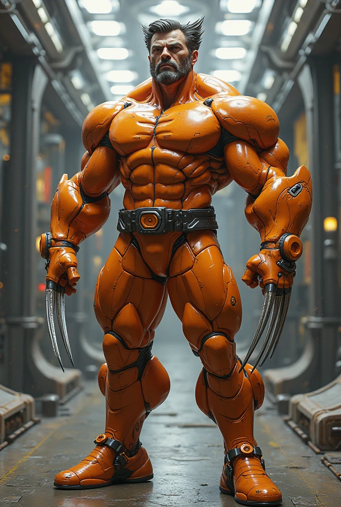 Man with cracking stone face. Human thing marvel. Very dry skin. Wear pant, shirtless. Korg. Fantastic 4 character the thing..hole ear. Orange skin rock dirt skin. Wear elastic pant ,loose ear. Big head. Bulking short body. Normal people body type. Ben Grimm. Fantastic 4 character,in lab . Hologram everywhere. Data. Stone ear mount. Very chubby. Big "4" white blue color logo on center of belt. Very thin body. Big belly.