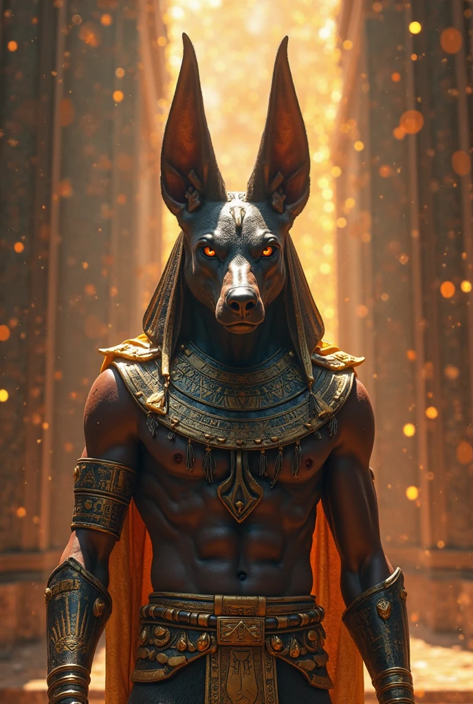realistic 6.5 inches 
anubis logo looking furious, surrounded by skulls with burning eyes, with name "ANUBIS", his backround is zodiac sign, photo size is 9×16, realistic photo, professional photography, UHD, HDR, 16k , high resolution, 10 × 20, luminous 